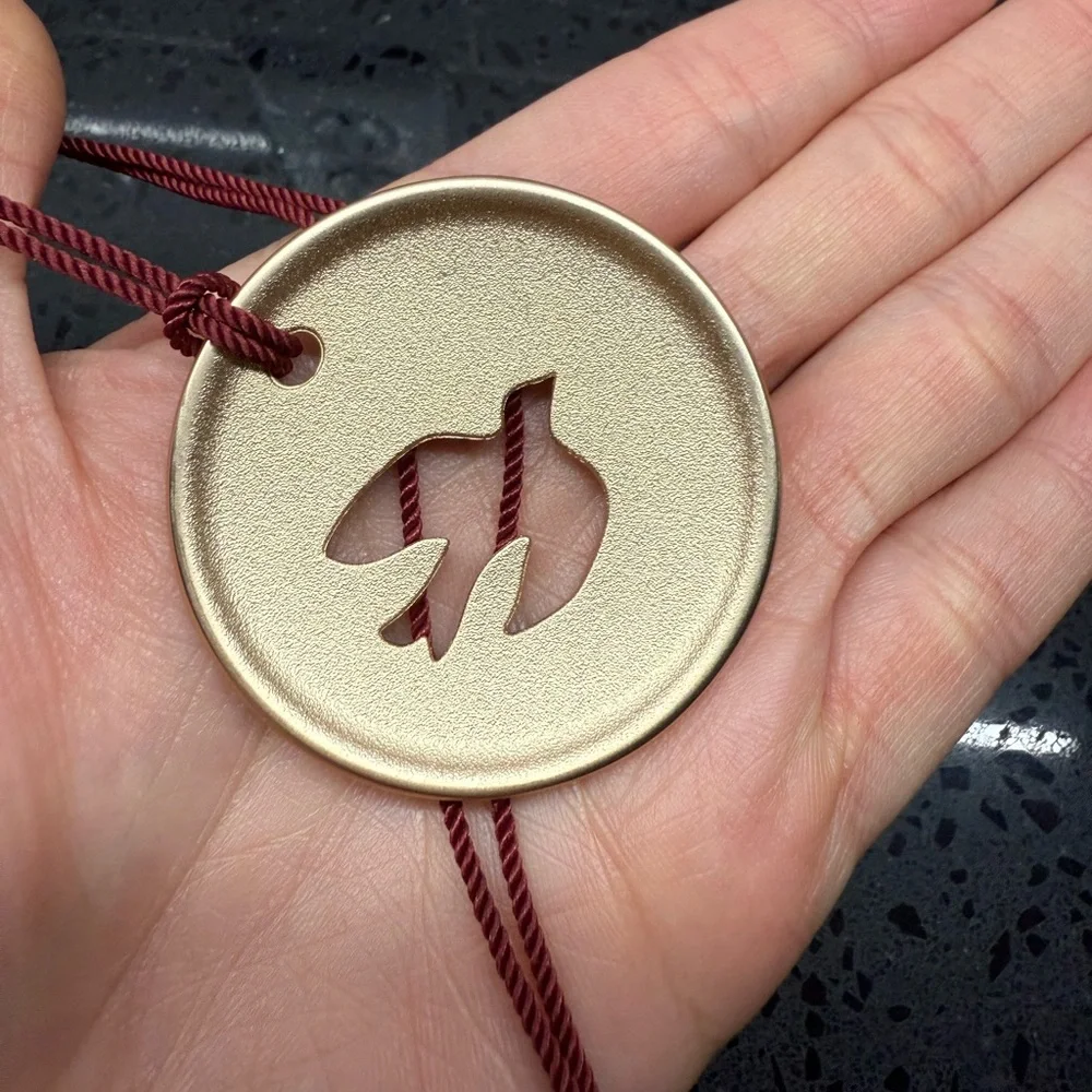 New David Yurman 2023‎ Dove Ornament 1.75”